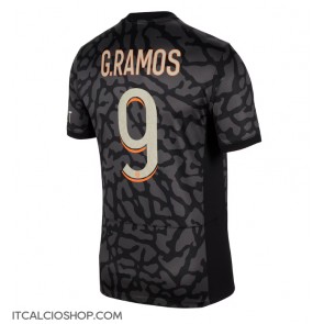 Paris Saint-Germain Goncalo Ramos #9 Terza Maglia 2023-24 Manica Corta